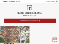 praxis-roemerstrasse.at Webseite Vorschau