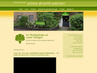 praxis-sabzian.de Webseite Vorschau