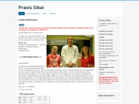 praxis-sibai.de Webseite Vorschau