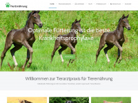 praxis-tierernaehrung.ch Webseite Vorschau