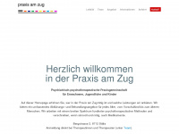 praxisamzug.ch Webseite Vorschau