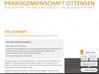 praxisgemeinschaft-ottensen.de Webseite Vorschau