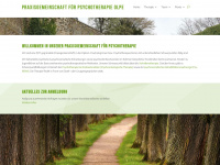 praxisgemeinschaft-psychotherapie-olpe.de Webseite Vorschau