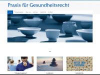 praxisgesundheitsrecht.ch Webseite Vorschau