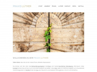 praxisluther.ch Webseite Vorschau