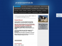 praxisrosenthal.de Webseite Vorschau