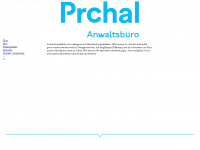 prchal.at Webseite Vorschau