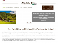 prechtlhof.at Webseite Vorschau