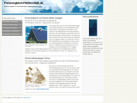 preisvergleich-photovoltaik.de Webseite Vorschau