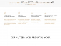 prenatal-yoga.de Webseite Vorschau