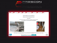 prescon.at Webseite Vorschau