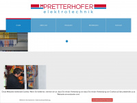 pretterhofer.co.at Webseite Vorschau