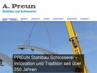 preun-gmbh.de Webseite Vorschau