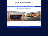 preuss-industrieservice.de Webseite Vorschau