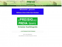 preva.ch Webseite Vorschau