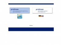 pridimex.de Webseite Vorschau