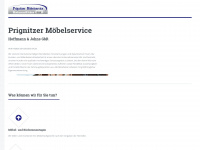 prignitzer-moebelservice.de Webseite Vorschau