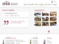 primarschule-maerstetten.ch Webseite Vorschau