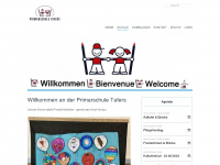 primarschule-tafers.ch Webseite Vorschau