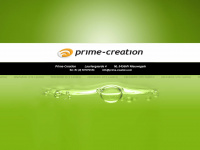 prime-creation.de Webseite Vorschau