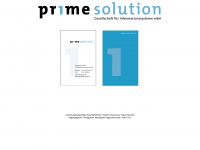 prime-solution.de Webseite Vorschau