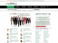e-oferta.ro Webseite Vorschau