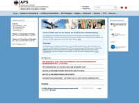 aps.org.cn Webseite Vorschau