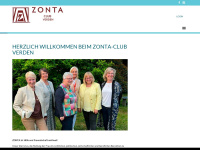 zonta-verden.de Webseite Vorschau