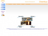 chemikus.de Webseite Vorschau
