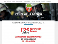 feuerwehr-breuna.de Webseite Vorschau
