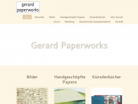 gerard-paperworks.com Webseite Vorschau