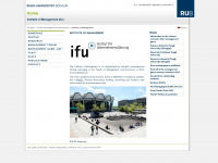 ifu.ruhr-uni-bochum.de Webseite Vorschau