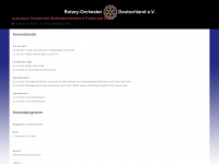 rotaryorchester.de Webseite Vorschau