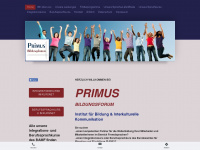 primus-bildungsforum.de Webseite Vorschau