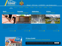 primus-dach.at Webseite Vorschau