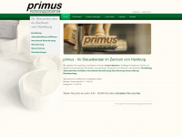 primus-tax.de Webseite Vorschau