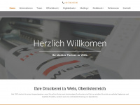 print-service.at Webseite Vorschau