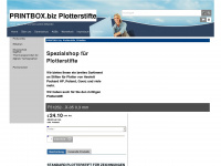 printbox.co.at Webseite Vorschau