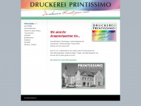 printissimo.at Webseite Vorschau