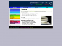 printmedienverarbeitung.ch Webseite Vorschau