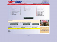 printshop-alserstrasse.at Webseite Vorschau