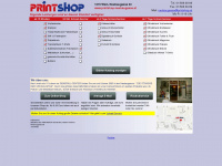 printshop-neubaugasse.at Webseite Vorschau