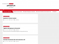 prinzart.ch Webseite Vorschau