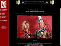 prinzenpaar-2006.de Webseite Vorschau
