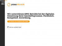 prisma-informatik.ch Webseite Vorschau