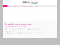 prismadruck.ch Webseite Vorschau