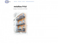 pritzl-metallbau.de Webseite Vorschau