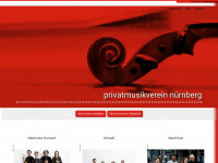 privatmusikverein.de Webseite Vorschau