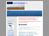 privatsternwarte-bischbrunn.de Webseite Vorschau