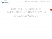 pro-boot.at Webseite Vorschau
